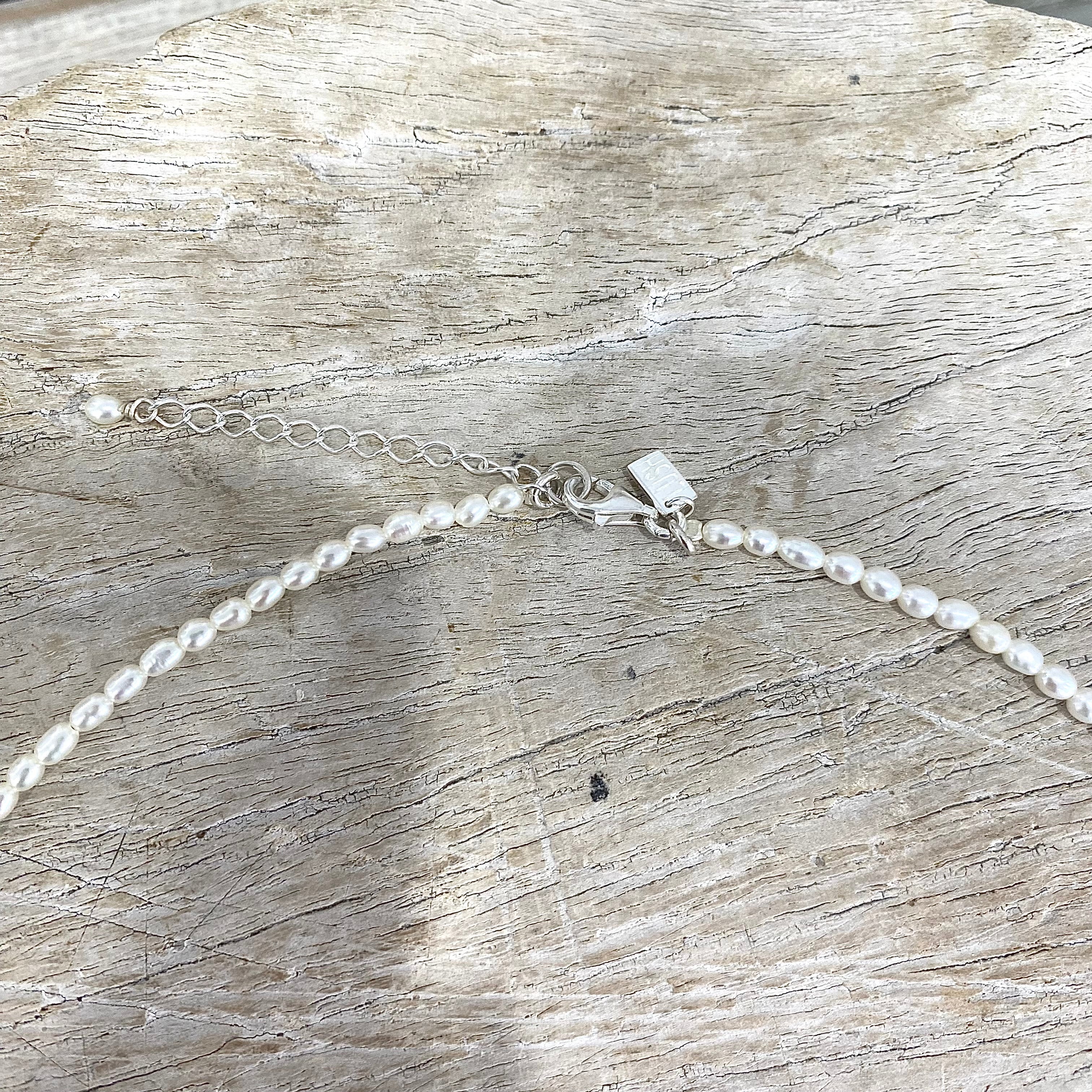 blue lagoon larimar pearl necklace