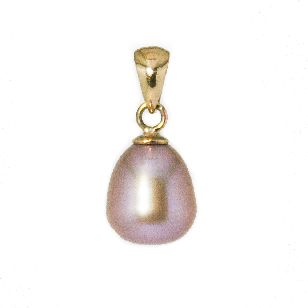 Pink pearl store pendant necklace
