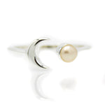 moon pearl ring
