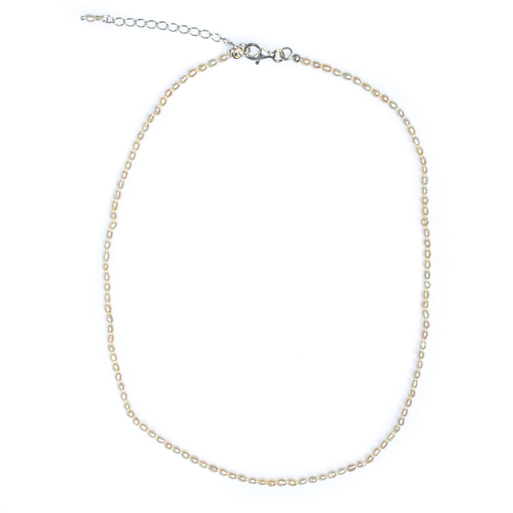 rice pearl choker
