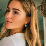 silver boab tree earrings