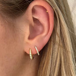 dainty cubic zirconia sleepers