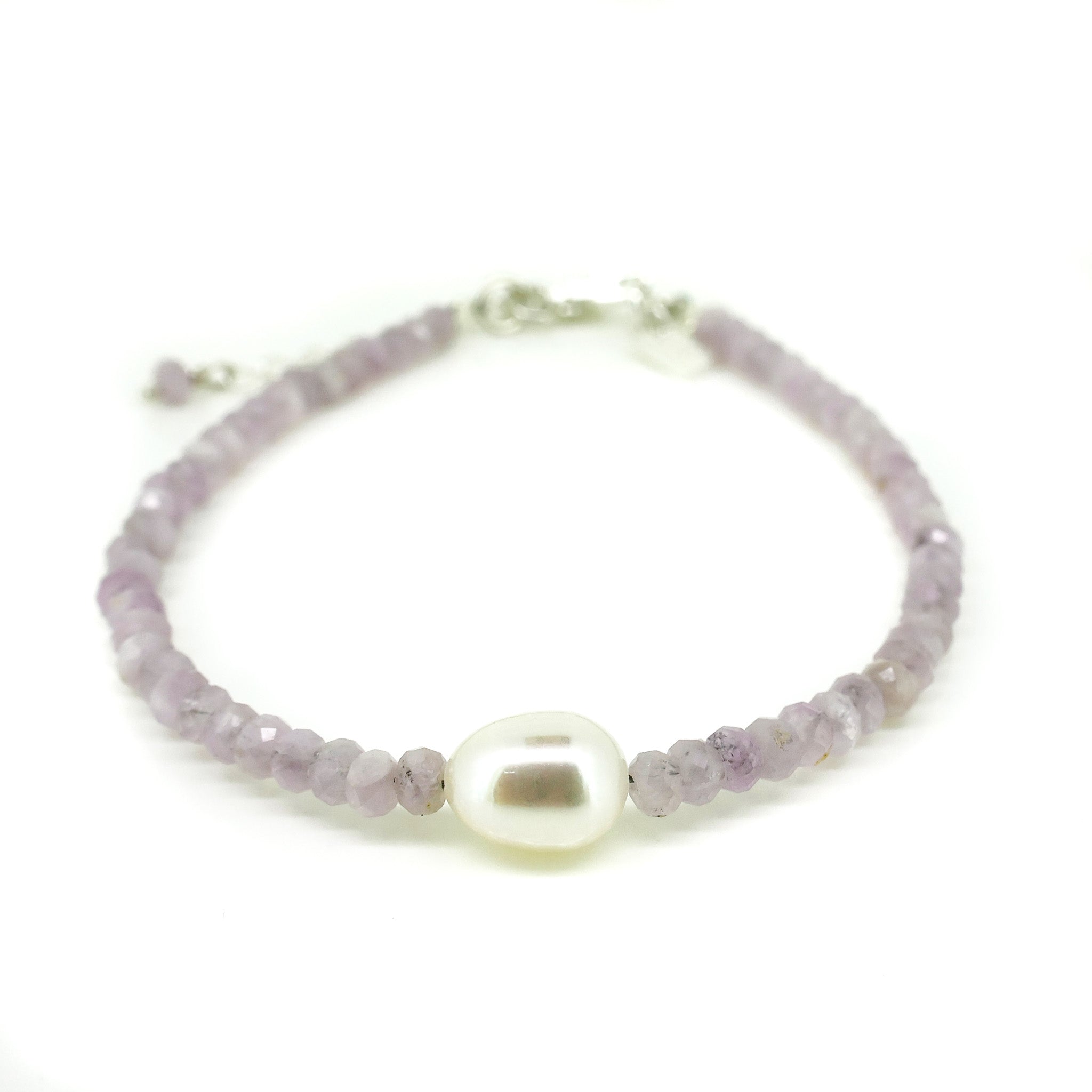 lavender gemstone bracelet