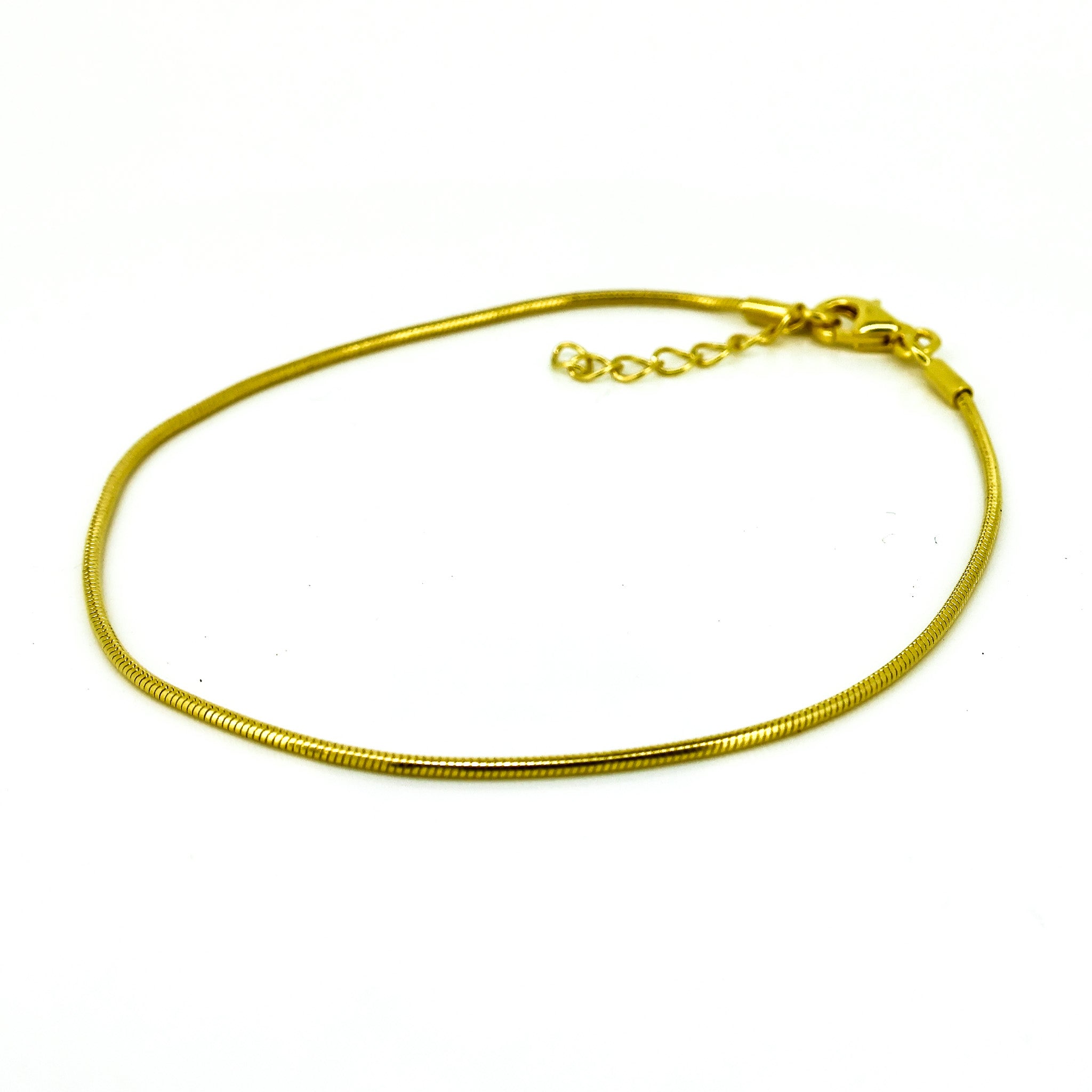 Ocean Current Bracelet gold vermeil snake chain