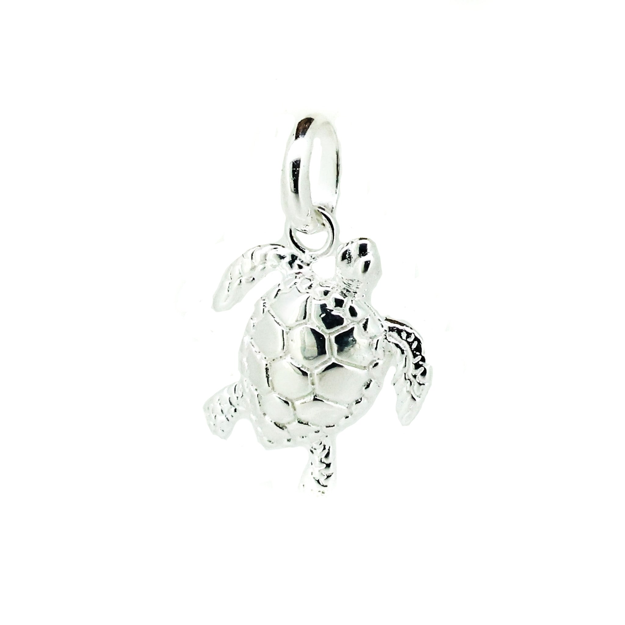 silver turtle pendant