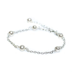 pearl bracelet silver