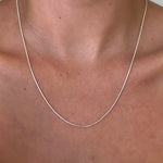Sterling silver snake chain