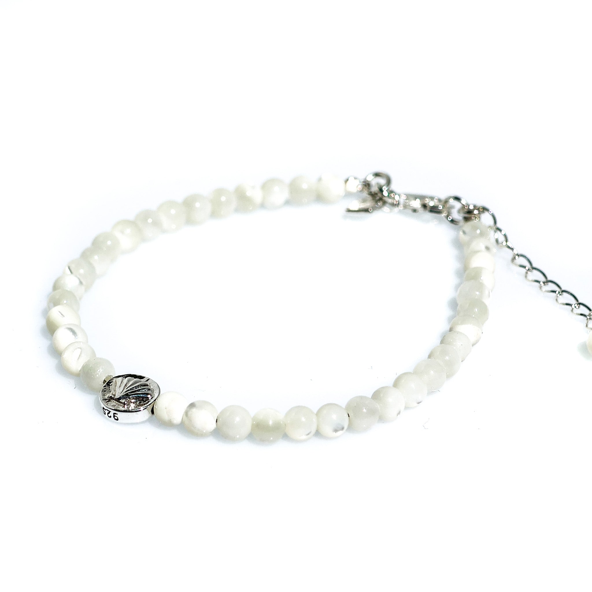 beach love mother of pearl bracelet