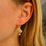 boab tree of lif earrings gold