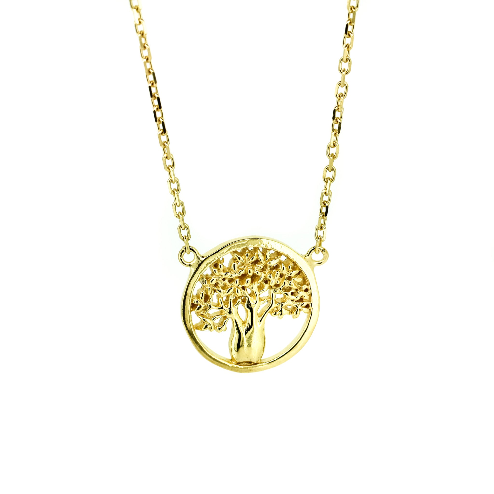 “Boab Circle of Life gold vermeil necklace designed in Broome Western Australia