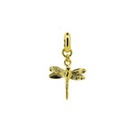dainty dragonfly pendant in gold