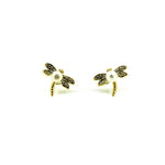 golddragonfly stud earrings