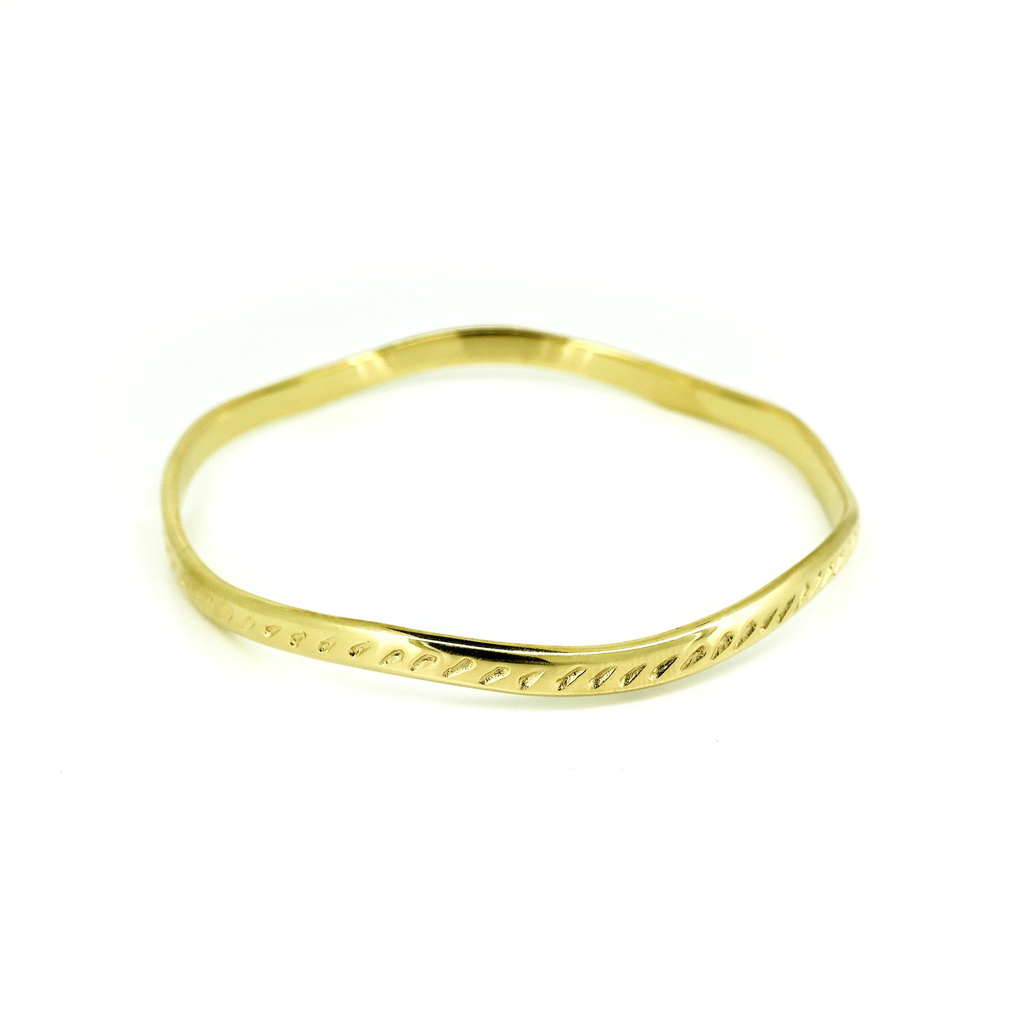 gold drift bangle