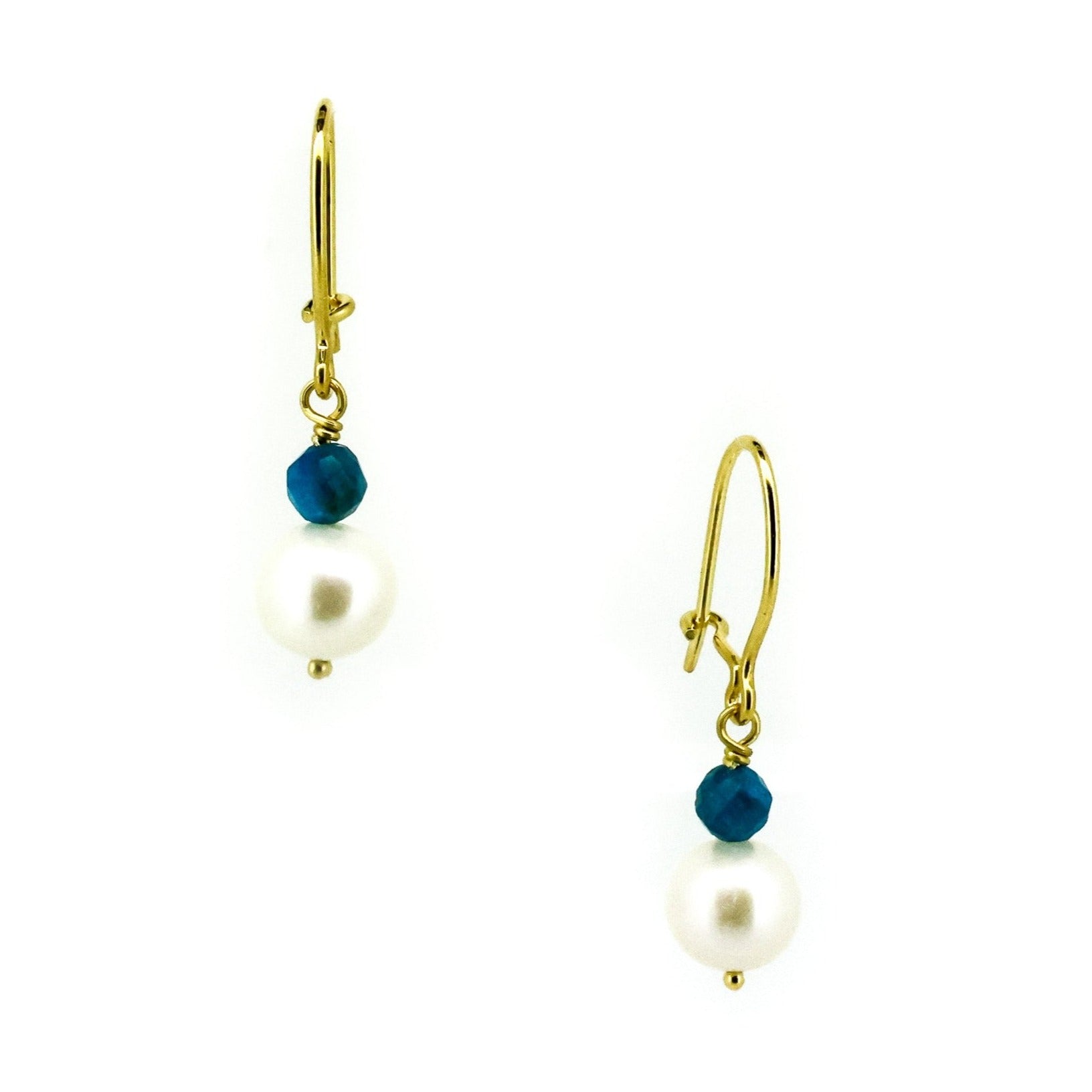 festival pearl apatite earrings gold