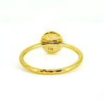 gold compass ring