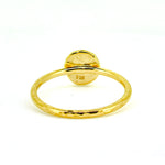 gold compass ring