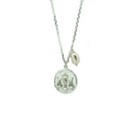 zodiac libra necklace in silver