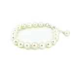 childrens pearl silk knot bracelet