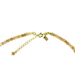 beaded moonstone necklace with pearl