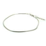 Ocean Current Bracelet sterling silver snake chain

