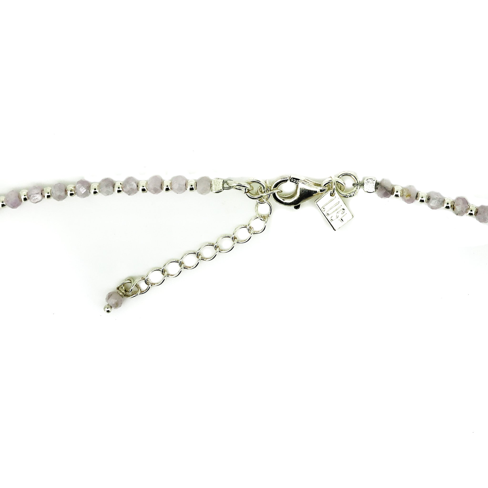 handmade kunzite necklace summer jewellery