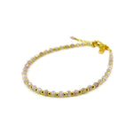 handmade gold gemstone bracelet
