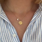 gold sagitarrius zodiac necklace