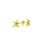 gold starfish studs
