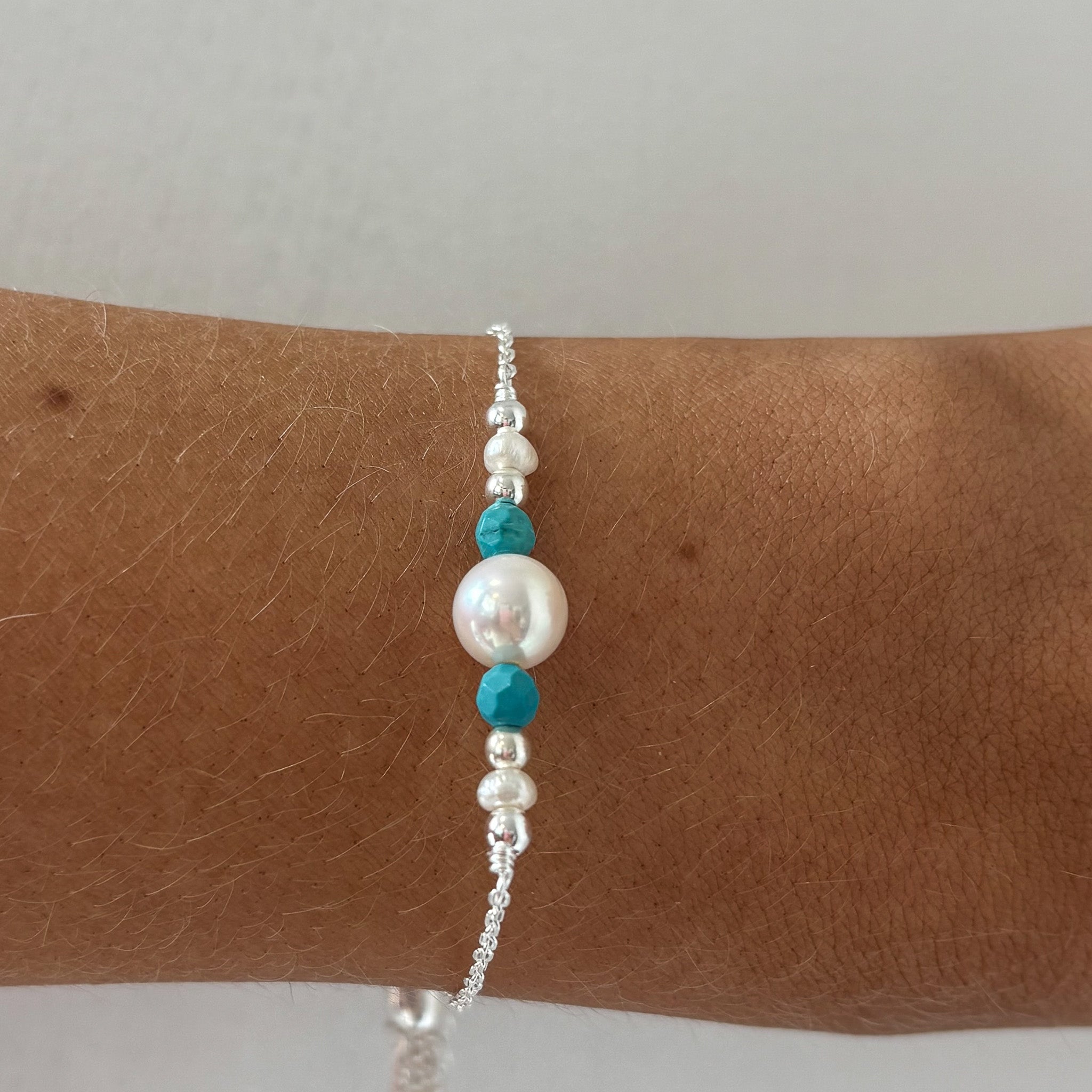 silver tassel bracelet