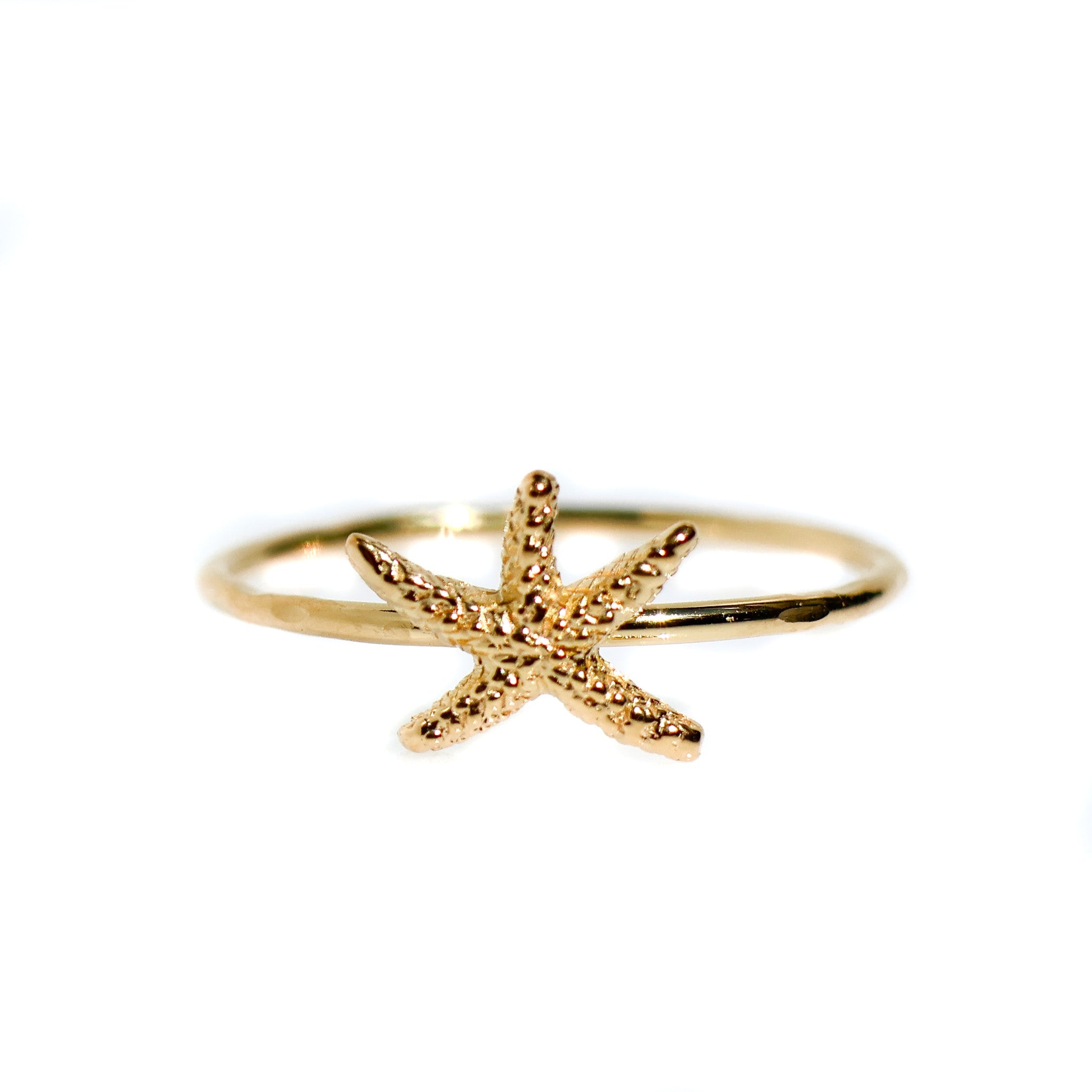 Sea Star Ring Gold