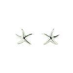 sterling silver starfish studs