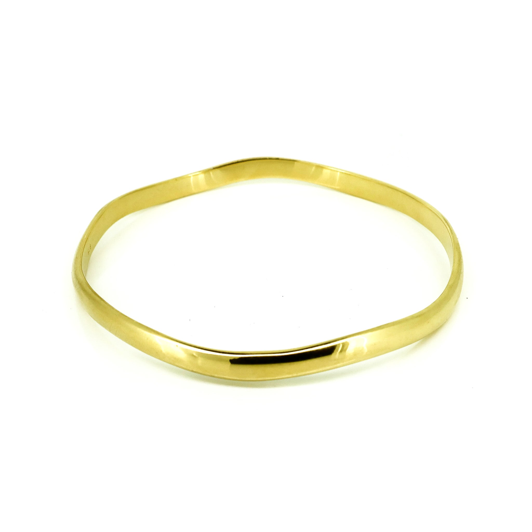 gold wave bangle