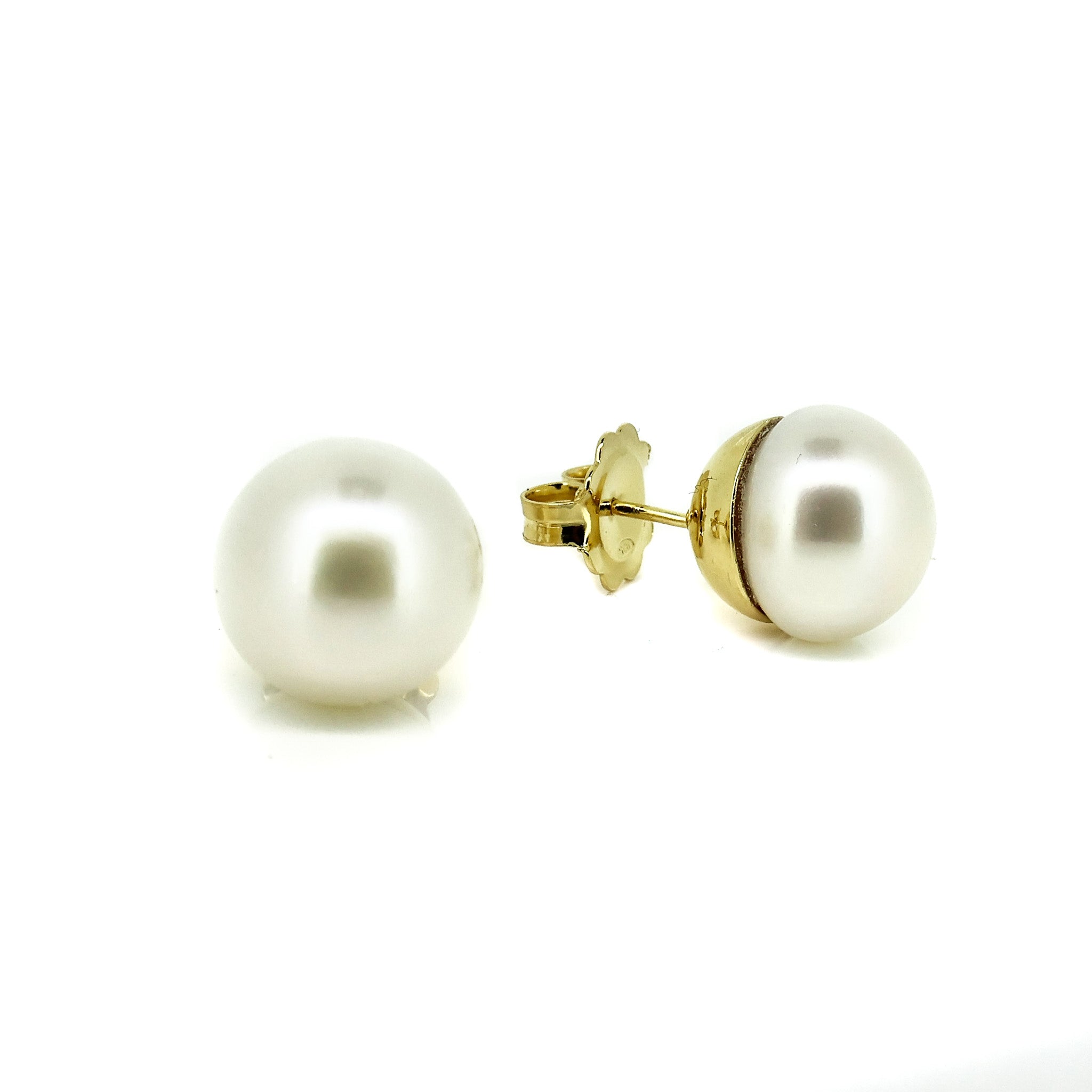 large white pearl studs