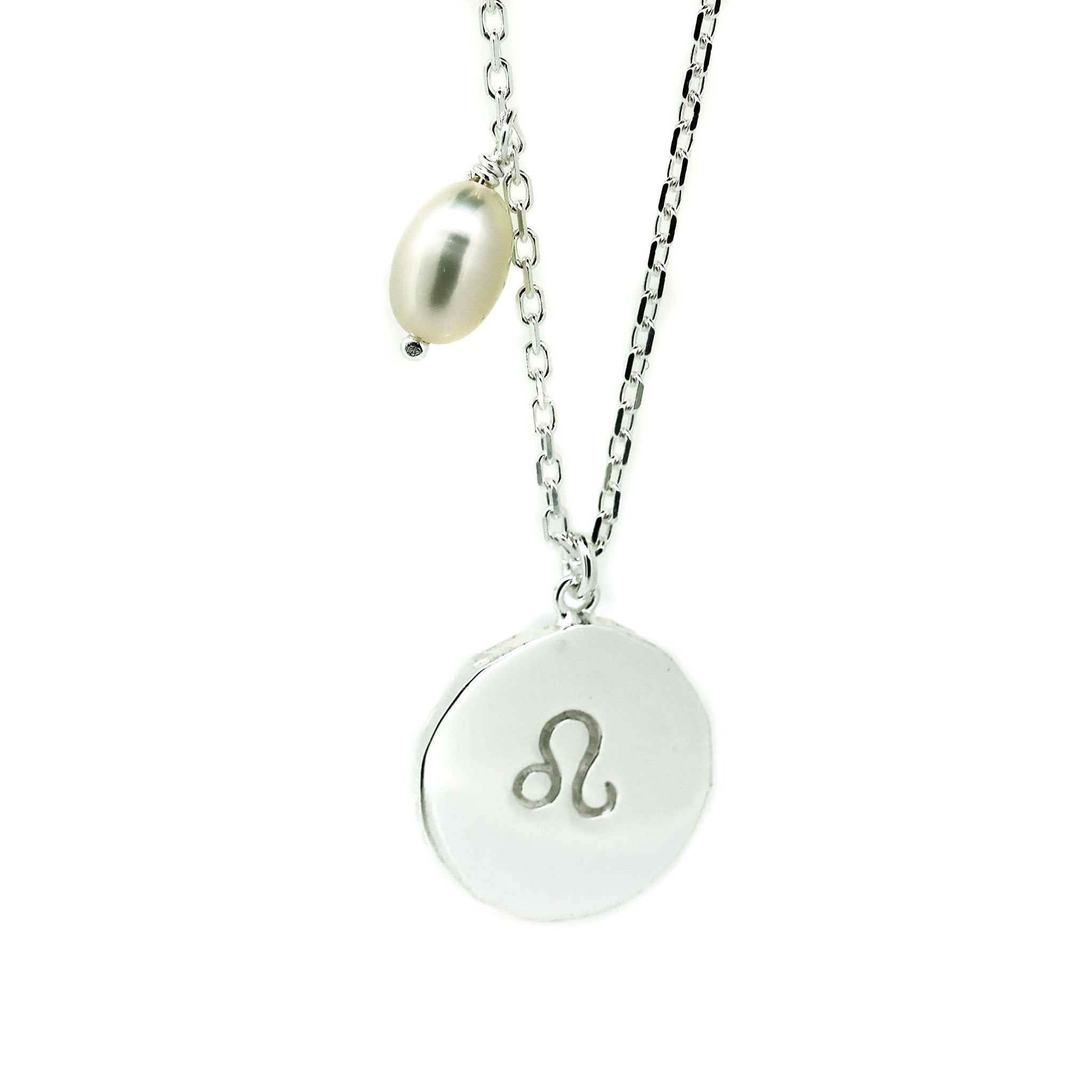 zodiac Leo Necklace in silver
