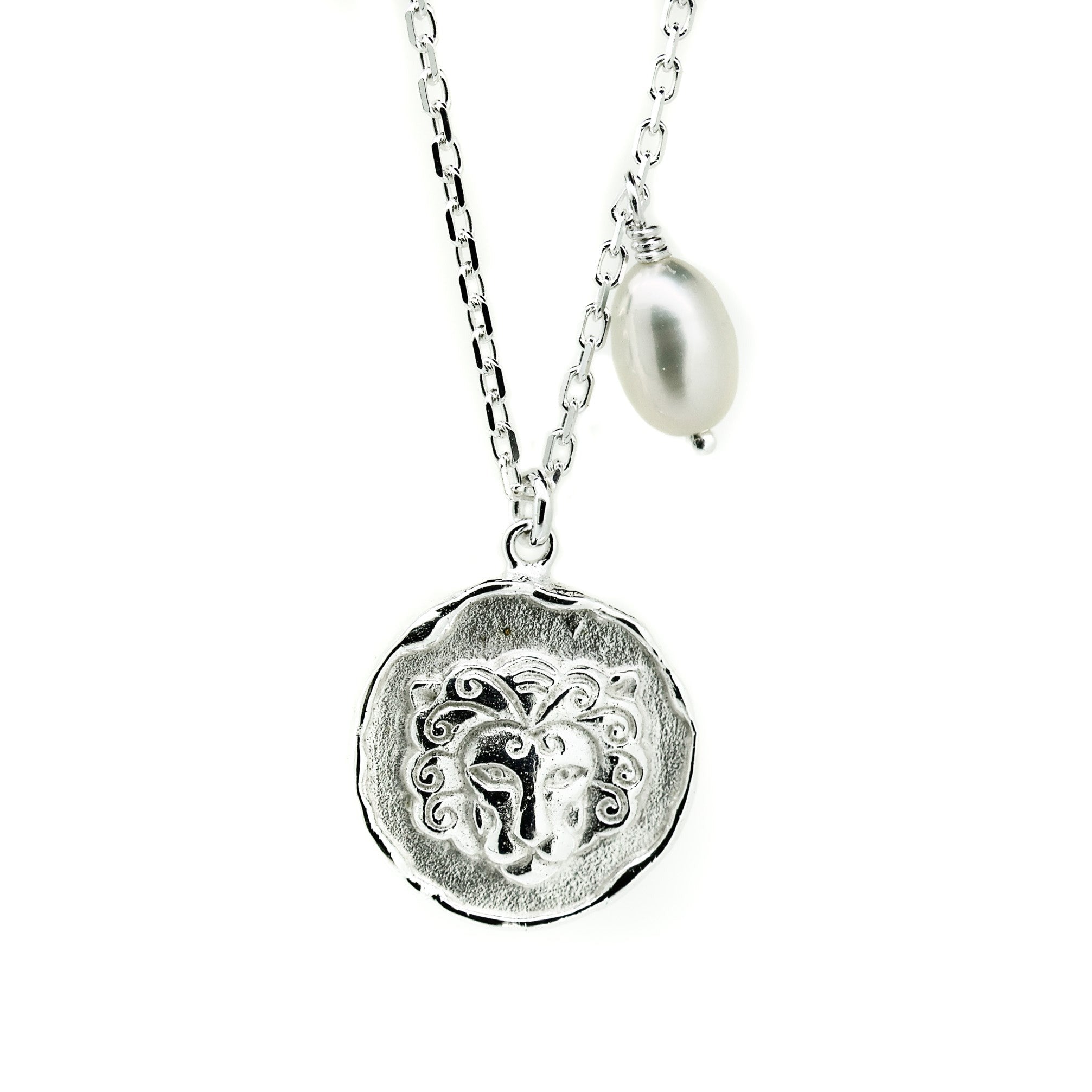 zodiac Leo Necklace in silver