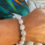 Keshi pearl bracelet