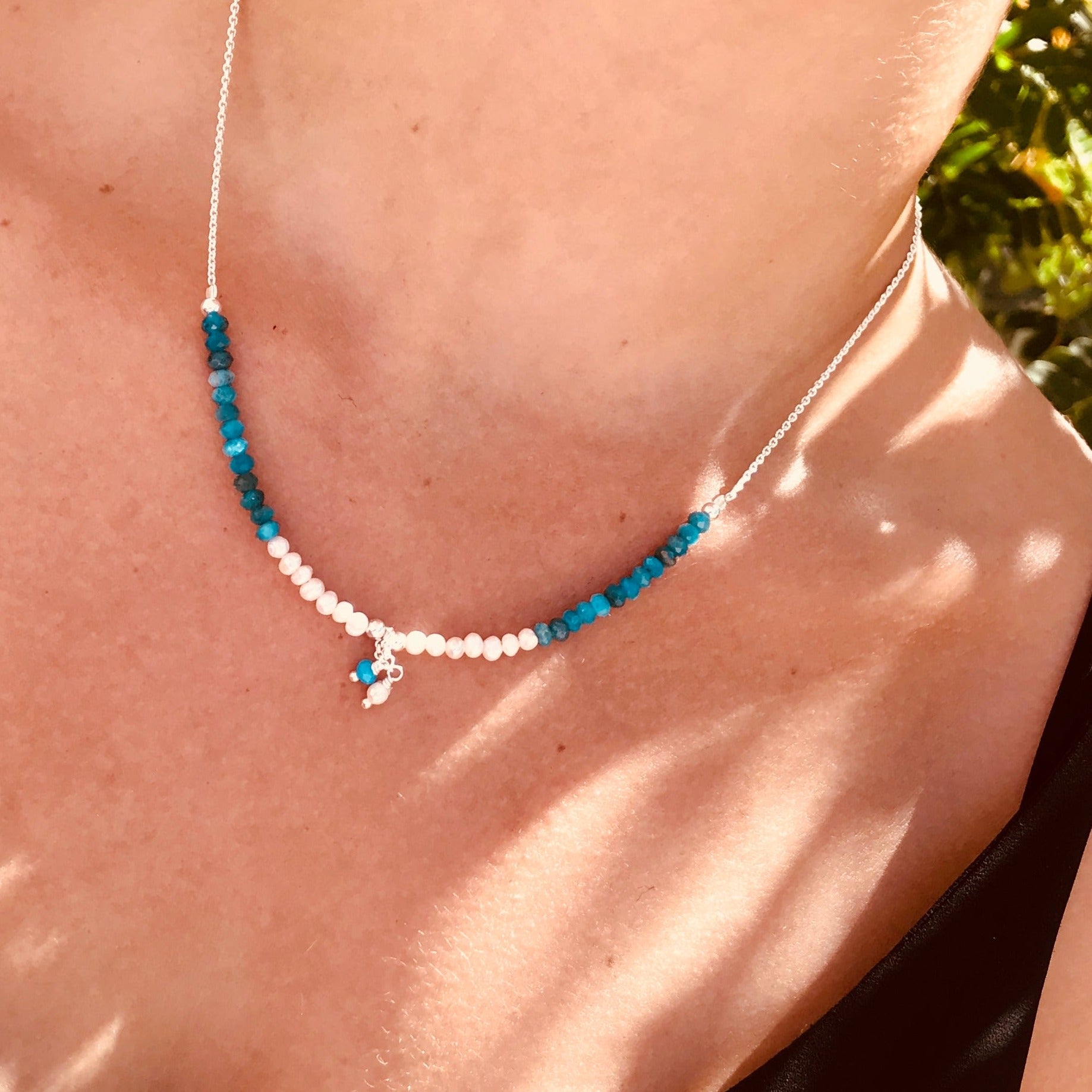 OCEAN SPELL APATITE NECKLACE