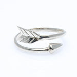 Arrow sterling silver ring