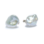 Baroque pearl studs