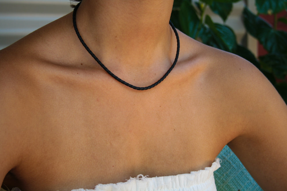 black necklace