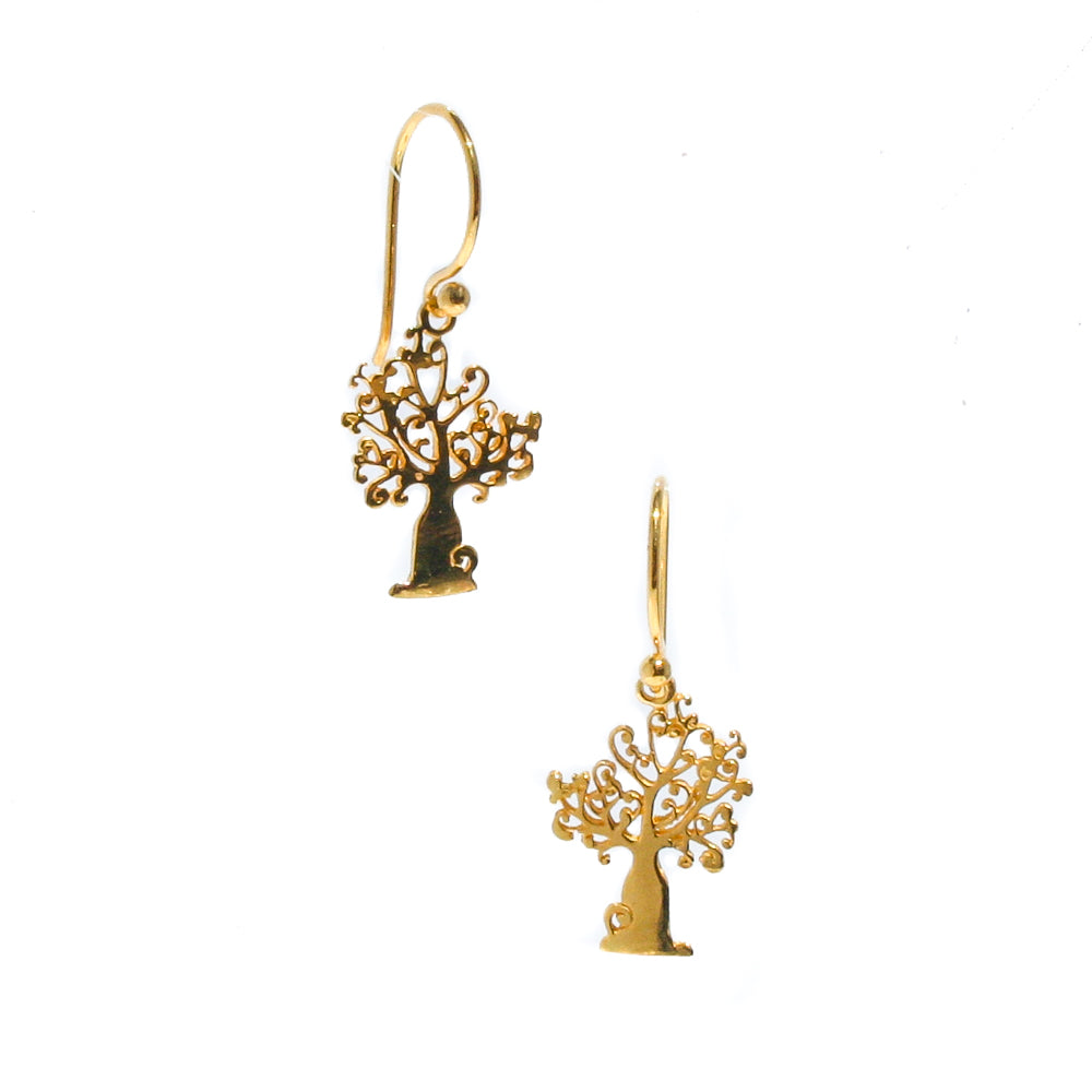 gold boab earrings