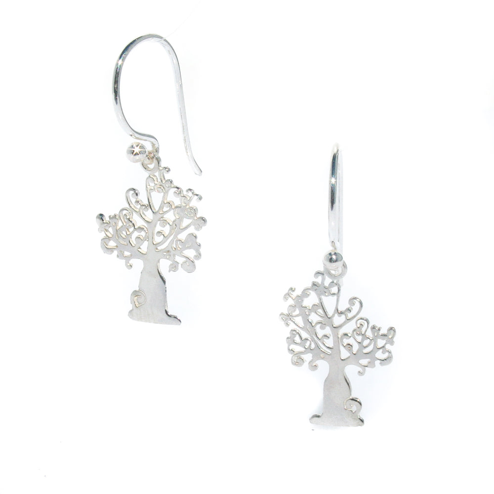 Silver boab earrings