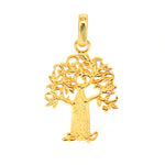 gold boab tree pendant