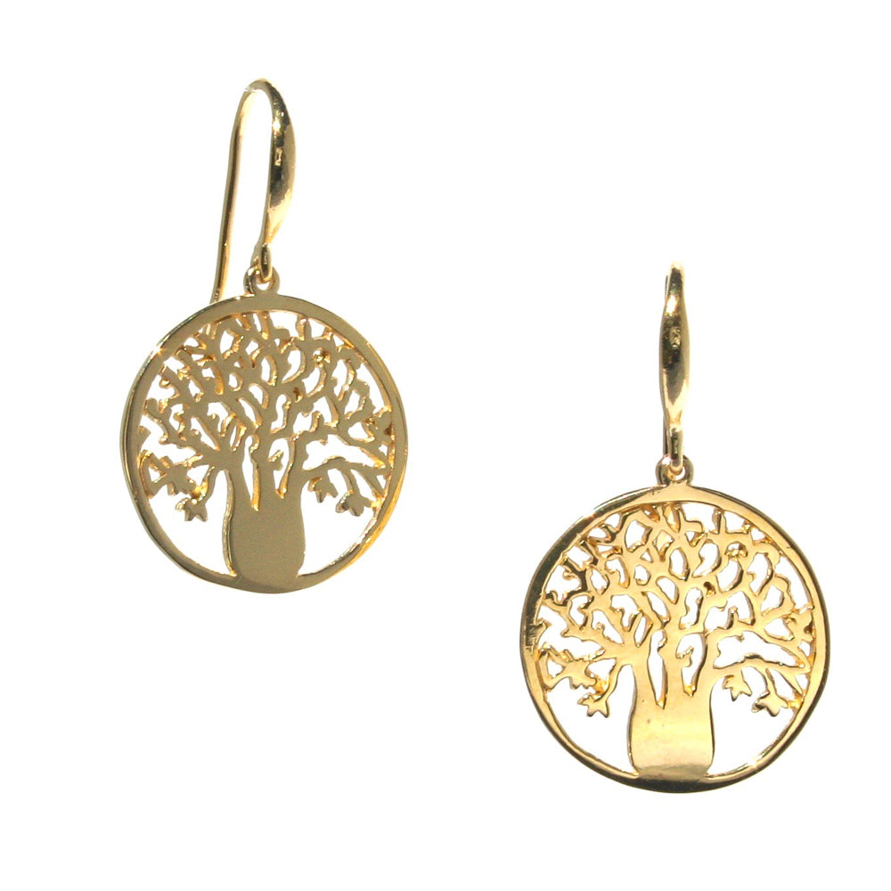 gold boab earrings