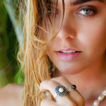 ladies pearl ring