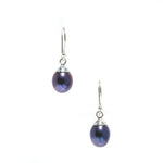 black pearl earrings