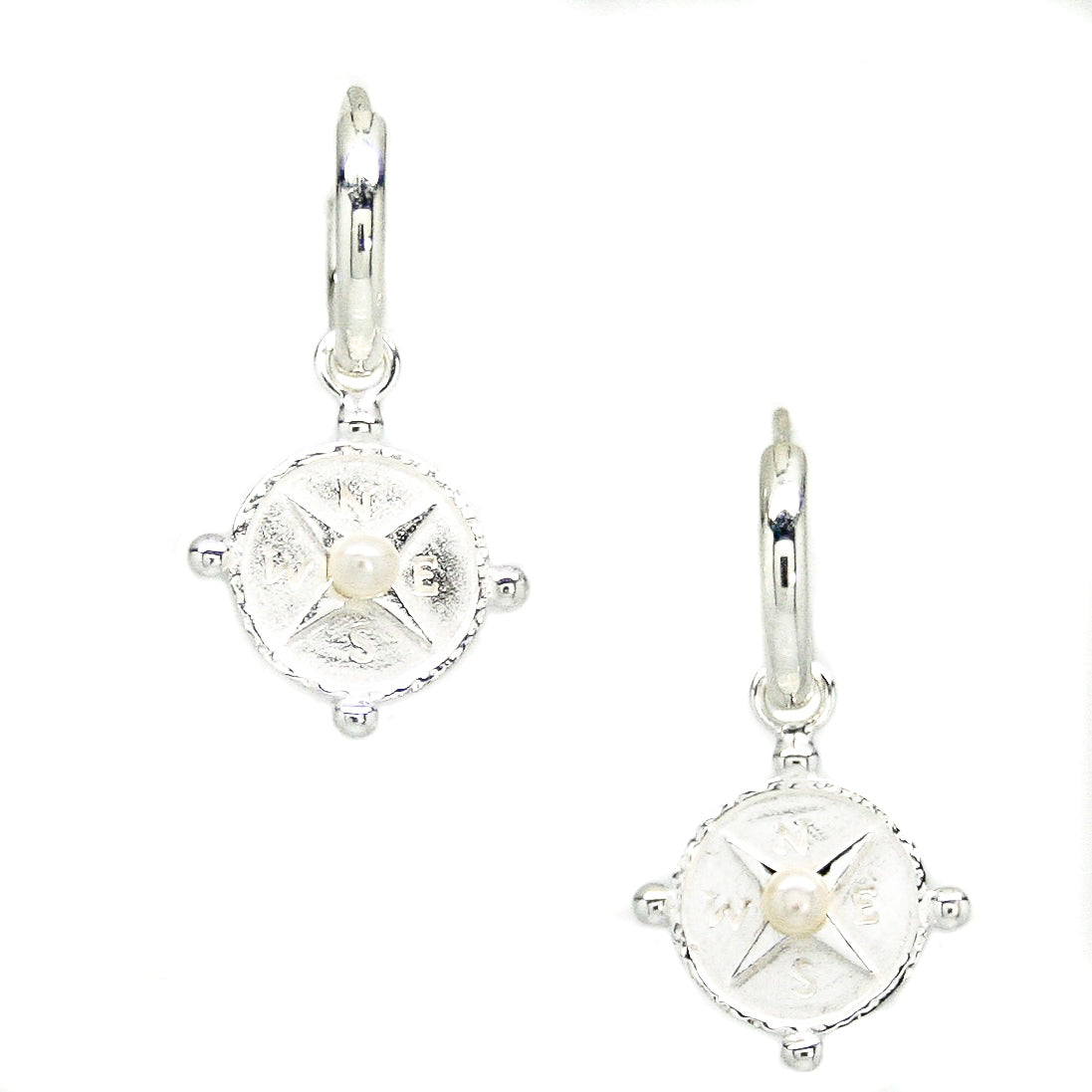 compass earrings