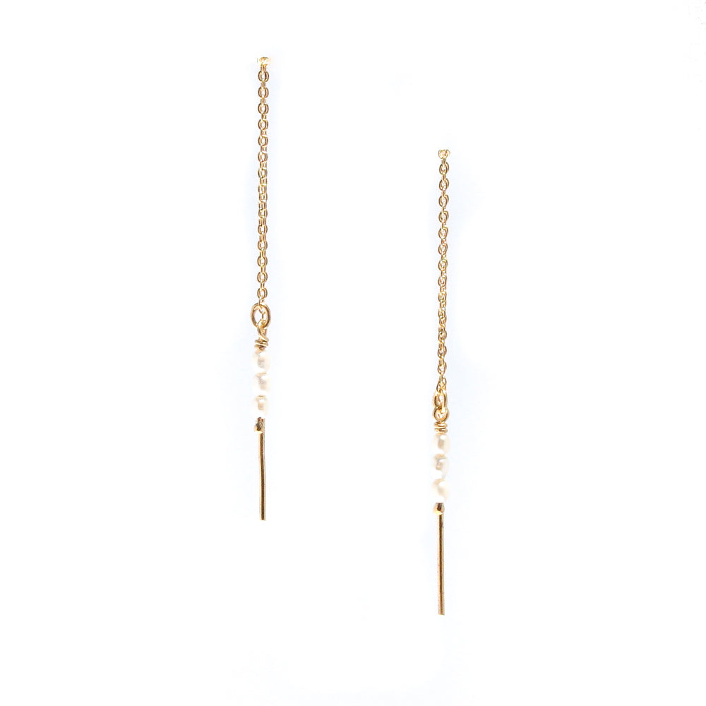 GOLD THREAD EARRINGS