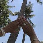 ladies pearl rings