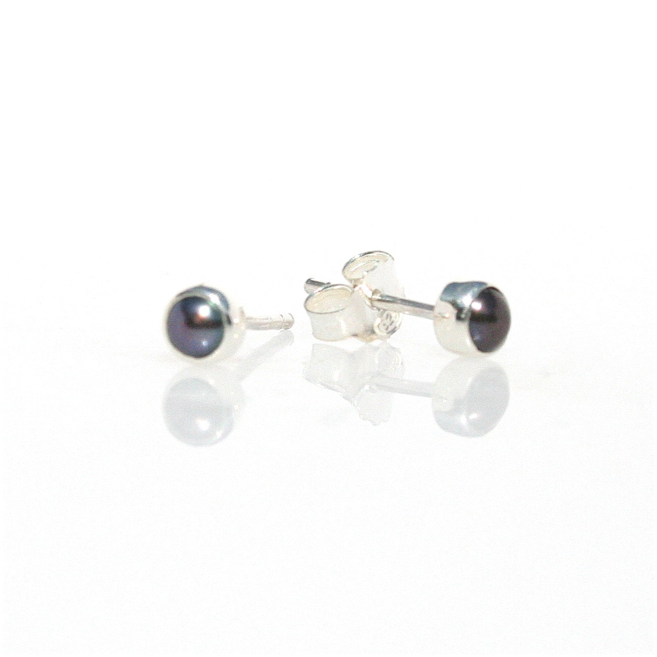 black pearl studs